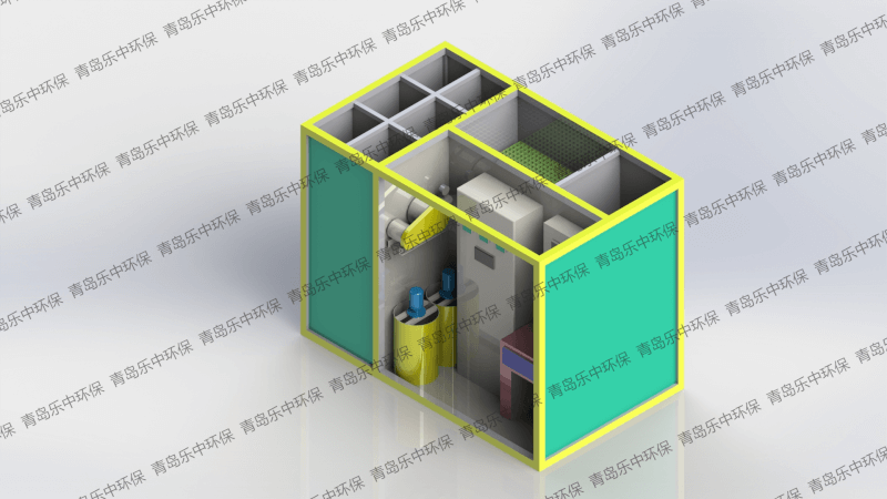 水厂式一体化净水器_工厂一体化净水器_青岛乐中